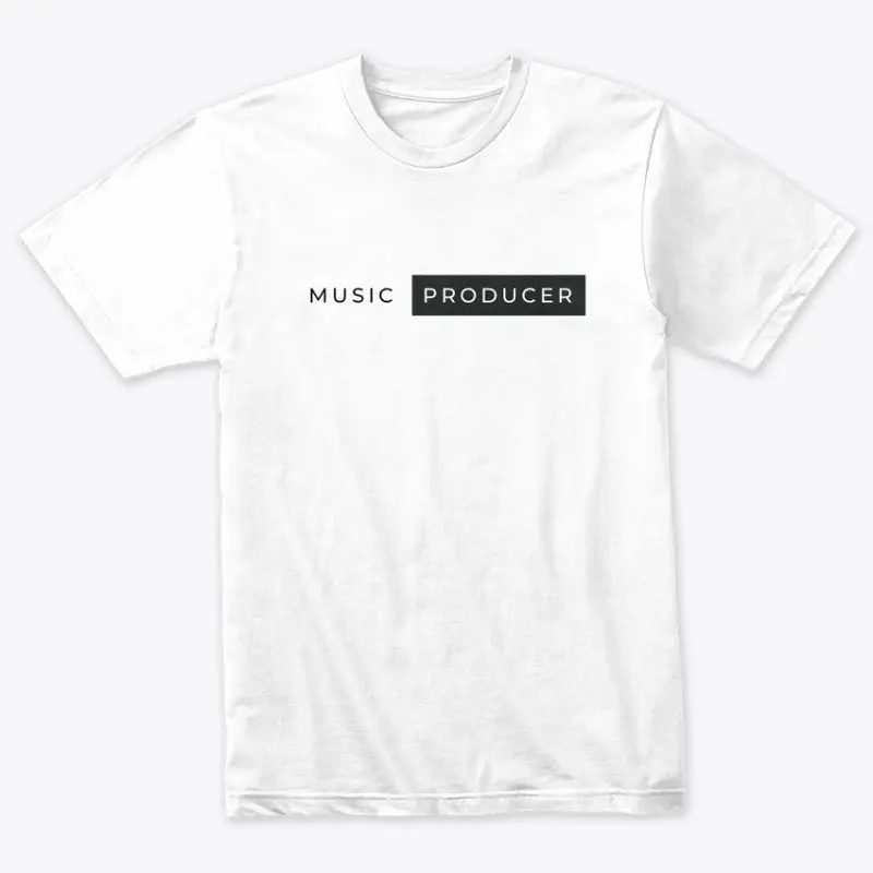 Music Producer Black & White Tee